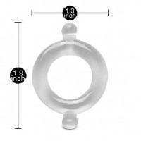 Cock Ring Stretchy, CLEAR
